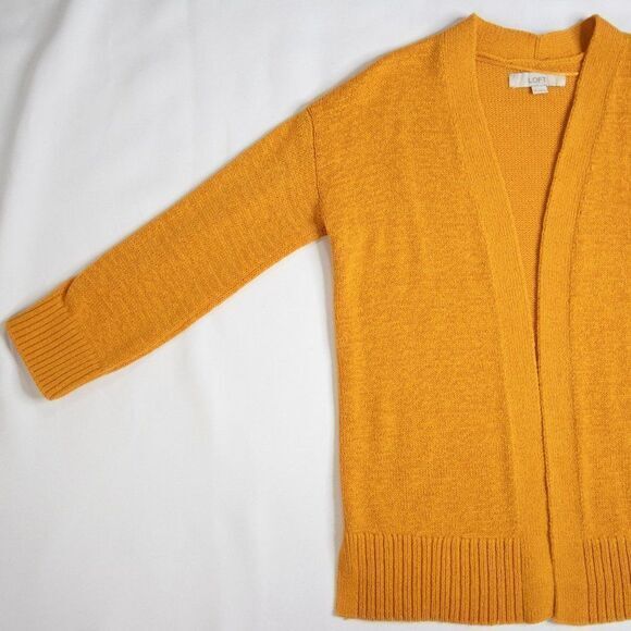 NEW Loft cardigan, autumn gold, xs - Picture 11 of 16